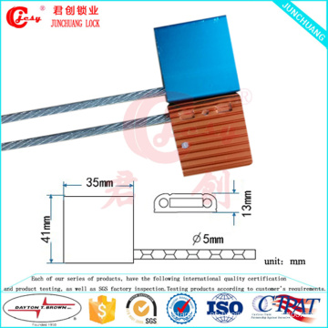 Bloqueo de sellos de cable de aluminio de aleación de aluminio ajustable de 5.0 mm de longitud